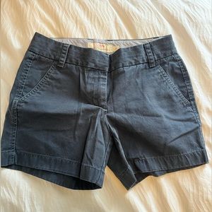 Jcrew navy chino shorts